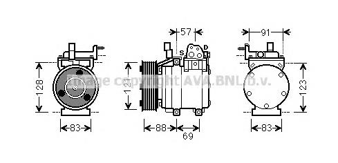 977014H050 Hyundai/Kia Compressor de aparelho de ar condicionado