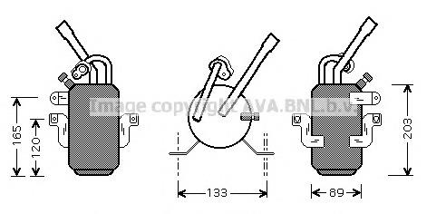 Compre 170314 ACR Tanque de recepção do secador de aparelho de ar condicionado