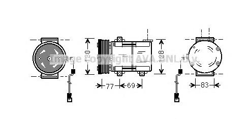 Compressor de aparelho de ar condicionado Ford 1018496 preço, a partir de 47,67 USD