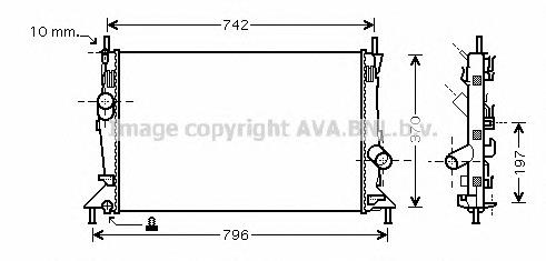 8603621 Volvo Radiador de esfriamento de motor