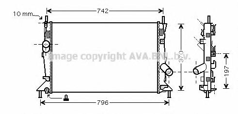 Radiador de esfriamento de motor Ford 1897406 preço, a partir de 68,40 USD