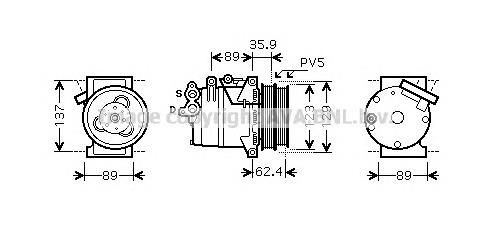 Compressor de aparelho de ar condicionado Ford 3M5H19D629ML preço, a partir de 167,60 USD