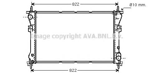 Radiador de esfriamento de motor Ford 1671800 preço, a partir de 113,69 USD