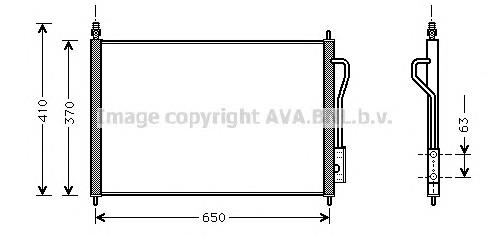 Compre XS4H8C342DB Ford Radiador de aparelho de ar condicionado