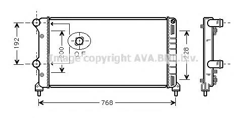 Compre 51861635 Fiat/Alfa/Lancia Radiador de esfriamento de motor
