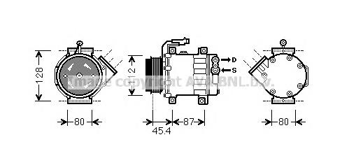 Compressor de aparelho de ar condicionado Fiat/Alfa/Lancia 5802219858 preço, a partir de 260,64 USD