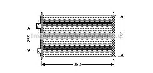 80110S6DG01 Honda Radiador de aparelho de ar condicionado