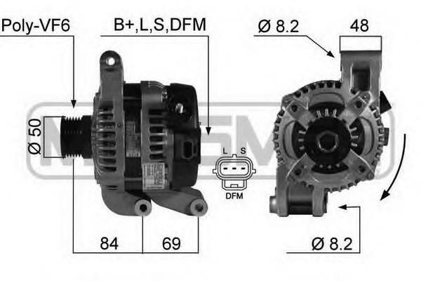 Gerador 1530299 Ford