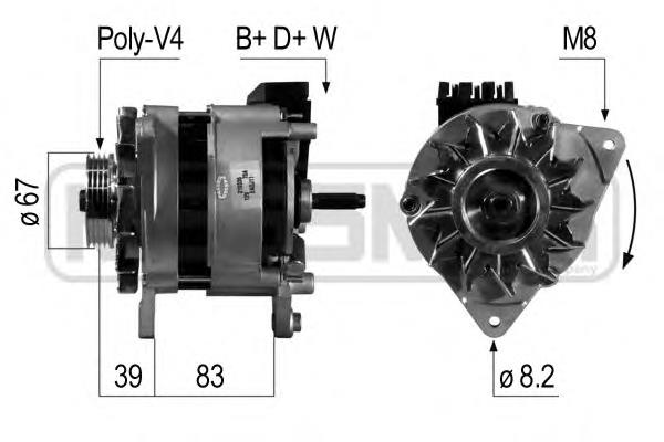 Gerador 1657693 Ford