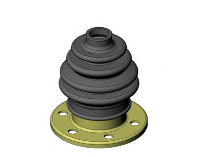 D8046 Autofren Bota de proteção interna direita de junta homocinética do semieixo dianteiro