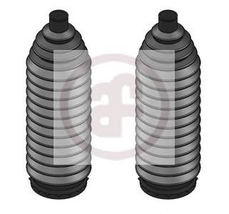 Compre 01563 Metalcaucho Bota de proteção do mecanismo de direção (de cremalheira)