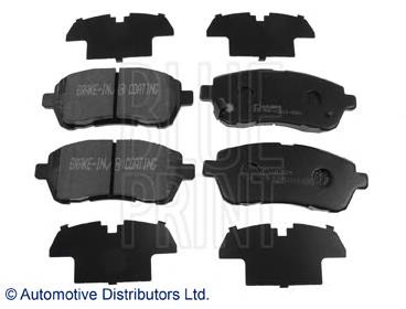BPA128102 Open Parts Sapatas do freio dianteiras de disco
