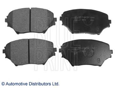 Sapatas do freio dianteiras de disco Toyota 0446542070