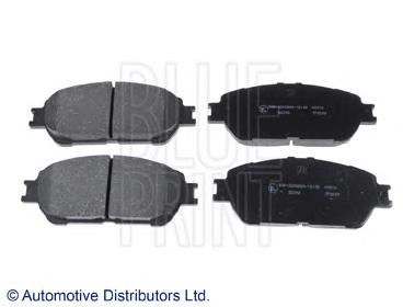 Sapatas do freio dianteiras de disco Toyota 0446504080