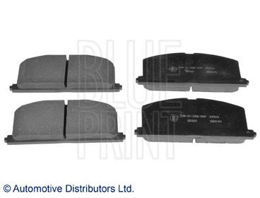 ADT34279 Blue Print Sapatas do freio dianteiras de disco