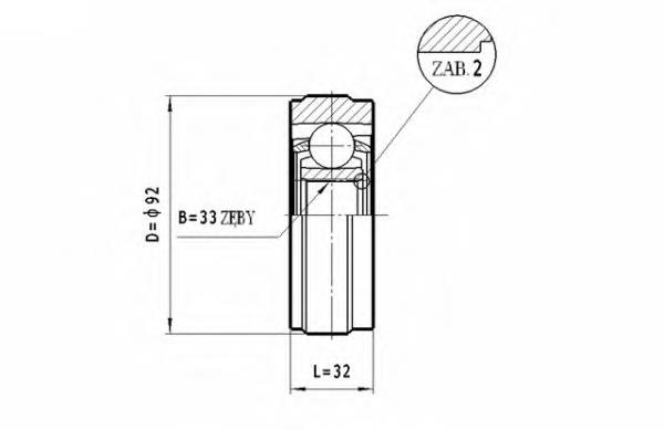 Compre JZW498350X VAG Junta homocinética interna dianteira