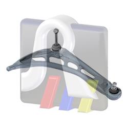 31122341828 BMW Braço oscilante inferior direito de suspensão dianteira