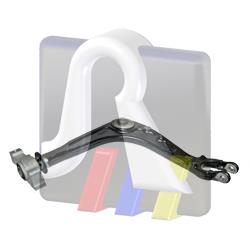 Compre 9650254880 Peugeot/Citroen Braço oscilante inferior direito de suspensão dianteira