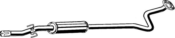 BM90727H BM Catalysts Silenciador, parte dianteira