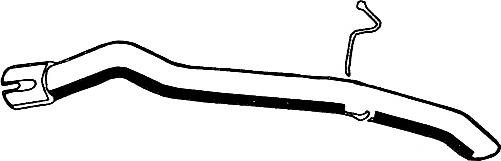 Compre 840001 Bosal Silenciador, parte central