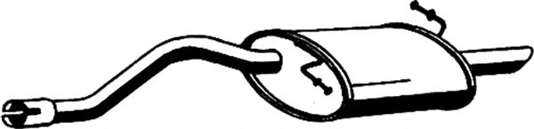 25689 Sigam Silenciador, parte traseira
