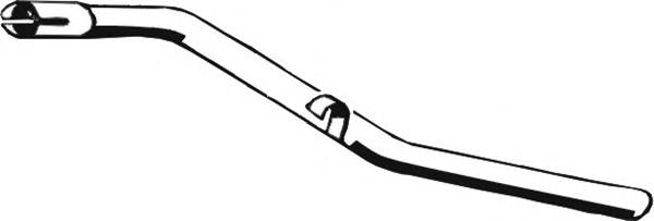 A6014900621 Mercedes Silenciador, parte traseira