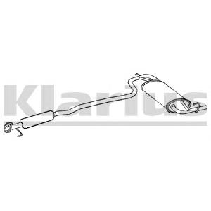 Silenciador, parte traseira Suzuki 1430061G22 preço, a partir de 51,16 USD