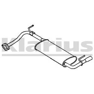 Compre 11036 Asmet Silenciador, parte traseira