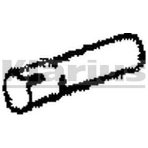 Silenciador, parte traseira Sigam 25605