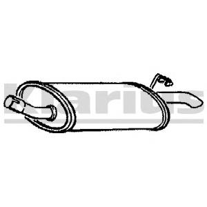Silenciador, parte traseira Ford 1659728 preço, a partir de 50,17 USD