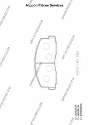 Compre MB500960 Mitsubishi Sapatas do freio dianteiras de disco