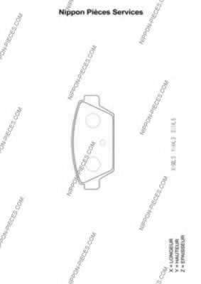 Sapatas do freio traseiras de disco Intelli D401E preço, a partir de 43,04 USD