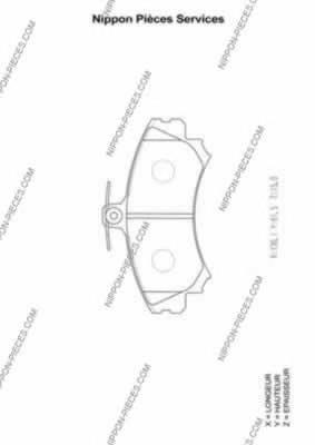Compre MR977117 Mitsubishi Sapatas do freio dianteiras de disco
