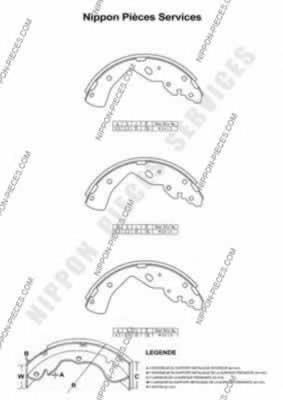 Compre GS8764 TRW Sapatas do freio traseiras de tambor
