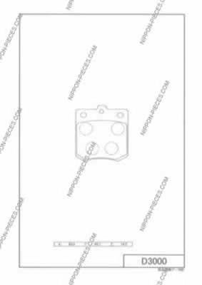 Sapatas do freio dianteiras de disco Japan Parts PA304AF preço, a partir de 41,87 USD