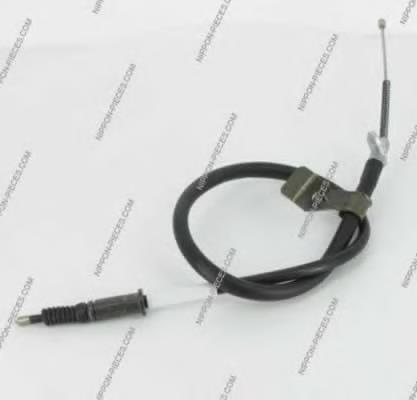  Cabo do freio de estacionamento traseiro esquerdo Nissan Micra hatchback (K10) (1982 - 1992) 