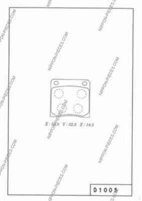 Sapatas do freio dianteiras de disco Japan Parts PA100AF preço, a partir de 32,13 USD