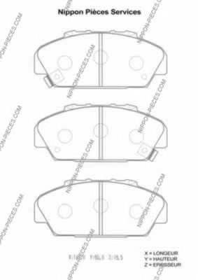Compre 45022SM4G01 Honda Sapatas do freio dianteiras de disco