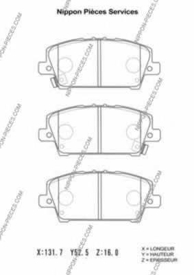 986494136 Bosch Sapatas do freio dianteiras de disco