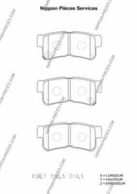 Compre 583022TA60 Hyundai/Kia Sapatas do freio traseiras de disco