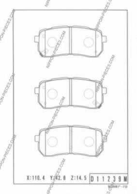 Compre SP1192 Hyundai/Kia Sapatas do freio traseiras de disco