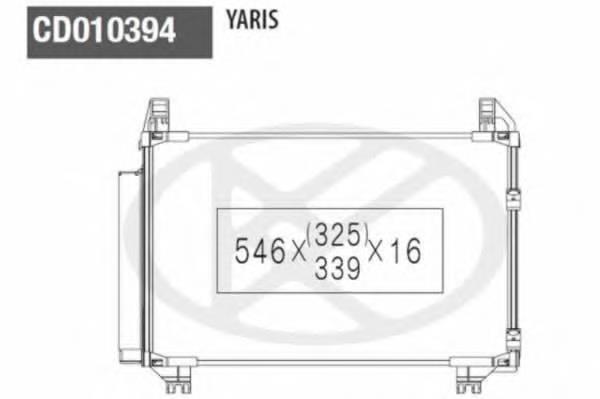 T526A16 NPS Radiador de aparelho de ar condicionado