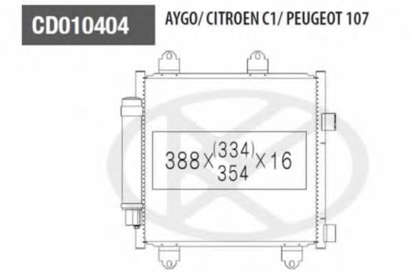 Radiador de aparelho de ar condicionado Nissens 941176 preço, a partir de 96,63 USD