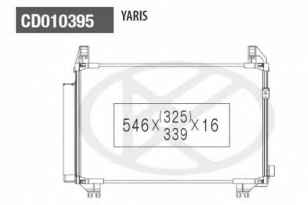 212056N Dasis Radiador de aparelho de ar condicionado