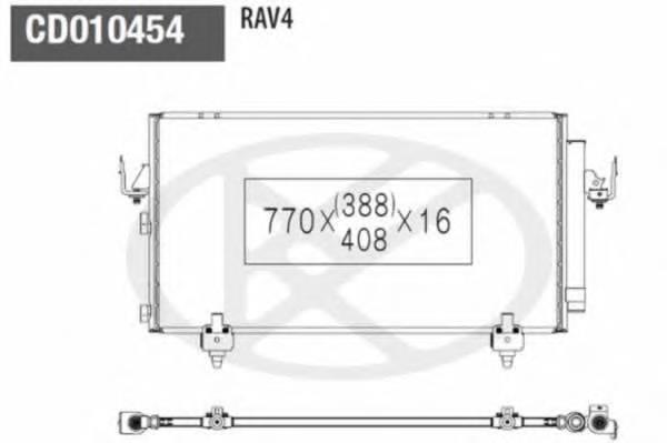 Compre 8846042090 Toyota Radiador de aparelho de ar condicionado