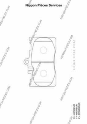 Compre 0446550230 Toyota Sapatas do freio dianteiras de disco