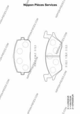 Compre 0446510150 Toyota Sapatas do freio dianteiras de disco