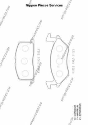 Compre 0446510020 Toyota Sapatas do freio dianteiras de disco
