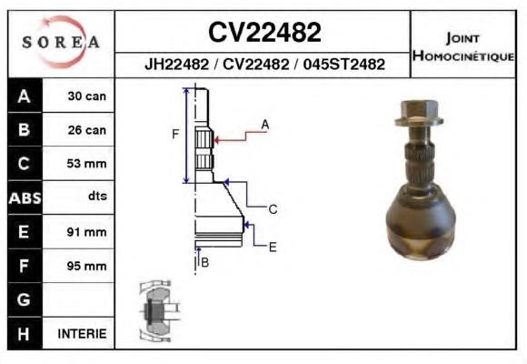 Compre 13296187 General Motors Junta homocinética externa dianteira