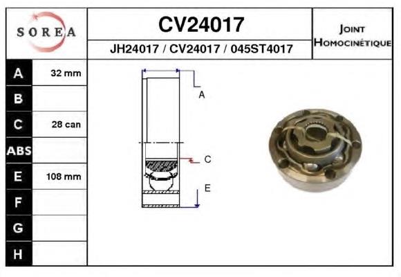 Junta homocinética interna dianteira VAG JZW498350DX preço, a partir de 104,22 USD